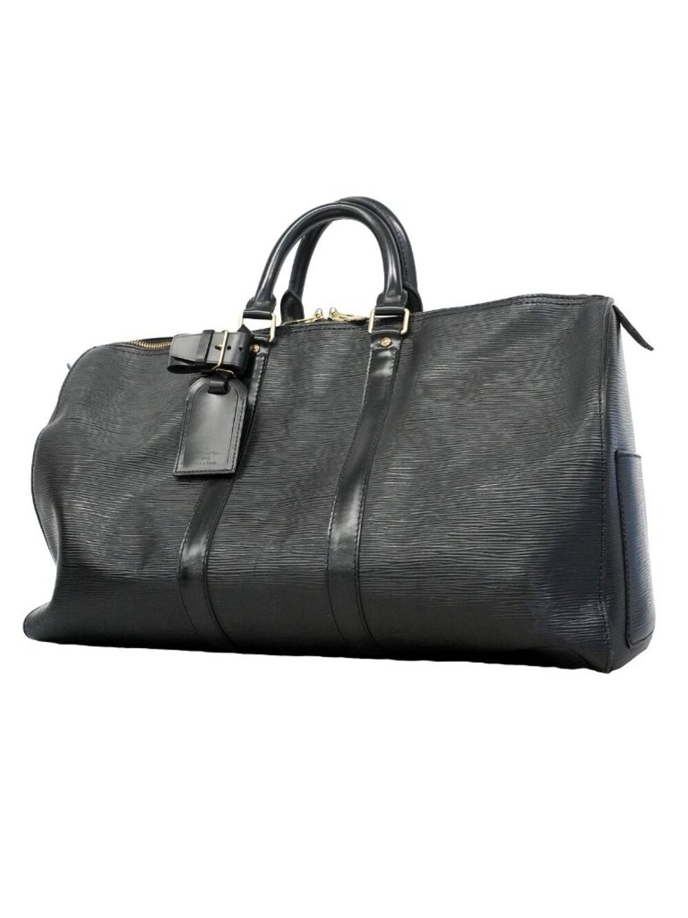 Louis Vuitton Boston Bag Epi Keepall 45 Noir